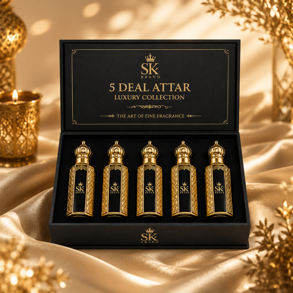 SK Brand Special Luxury Vibe Fragrance Bundle (5 in 1) with Premium Gift Box